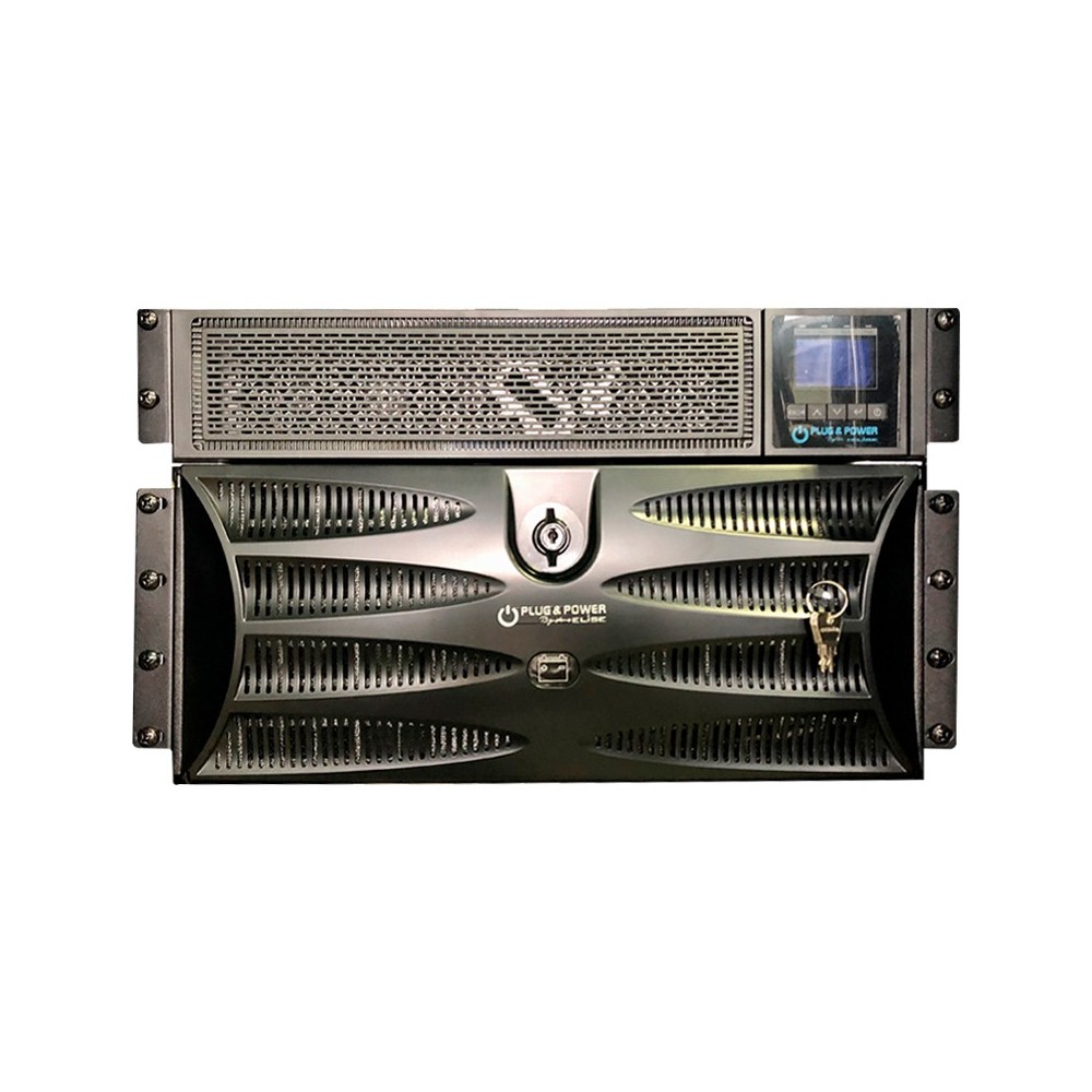 UPS On Line Rack/Tower (URT) PLUG & POWER, 6000VA / 6000W, 230V, USB, RS-232 (DB-9)