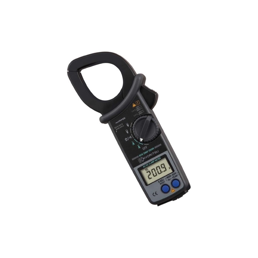Kyoritsu - Pinza amperimétrica 2009R de 2000A AC/DC, 750VAC 1000VDC