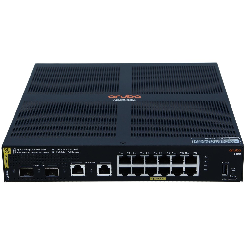 LA ARUBA 6100 12G CL4 2SFP+ 13