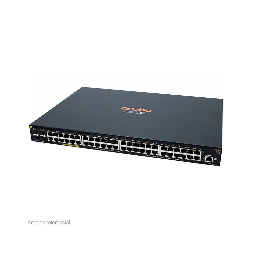 Switch HPE Aruba 2930F, 48 RJ-45 GbE, 4 SFP.